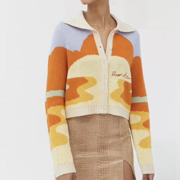 House Of Sunny Day Tripper Jacquard Cardigan - Picture 4 of 10